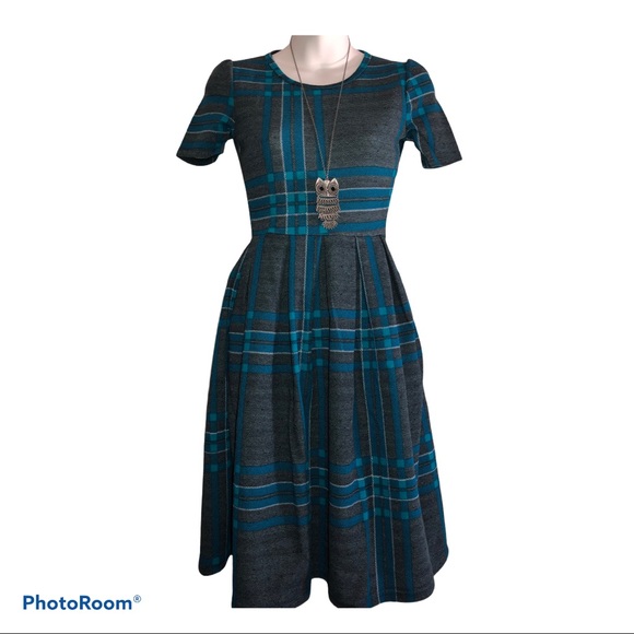 LuLaRoe Dresses & Skirts - NWT LuLaRoe Amelia Pleated Dress with Zipper